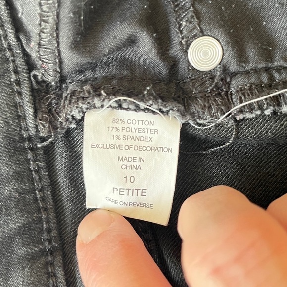 Soho New York & Co. Women’s Black Denim Bootcut Jeans Size 10 Petite - Picture 7 of 10